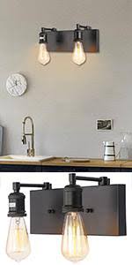 Modern Farmhouse 2-Light Wooden Plank Wall Lamp