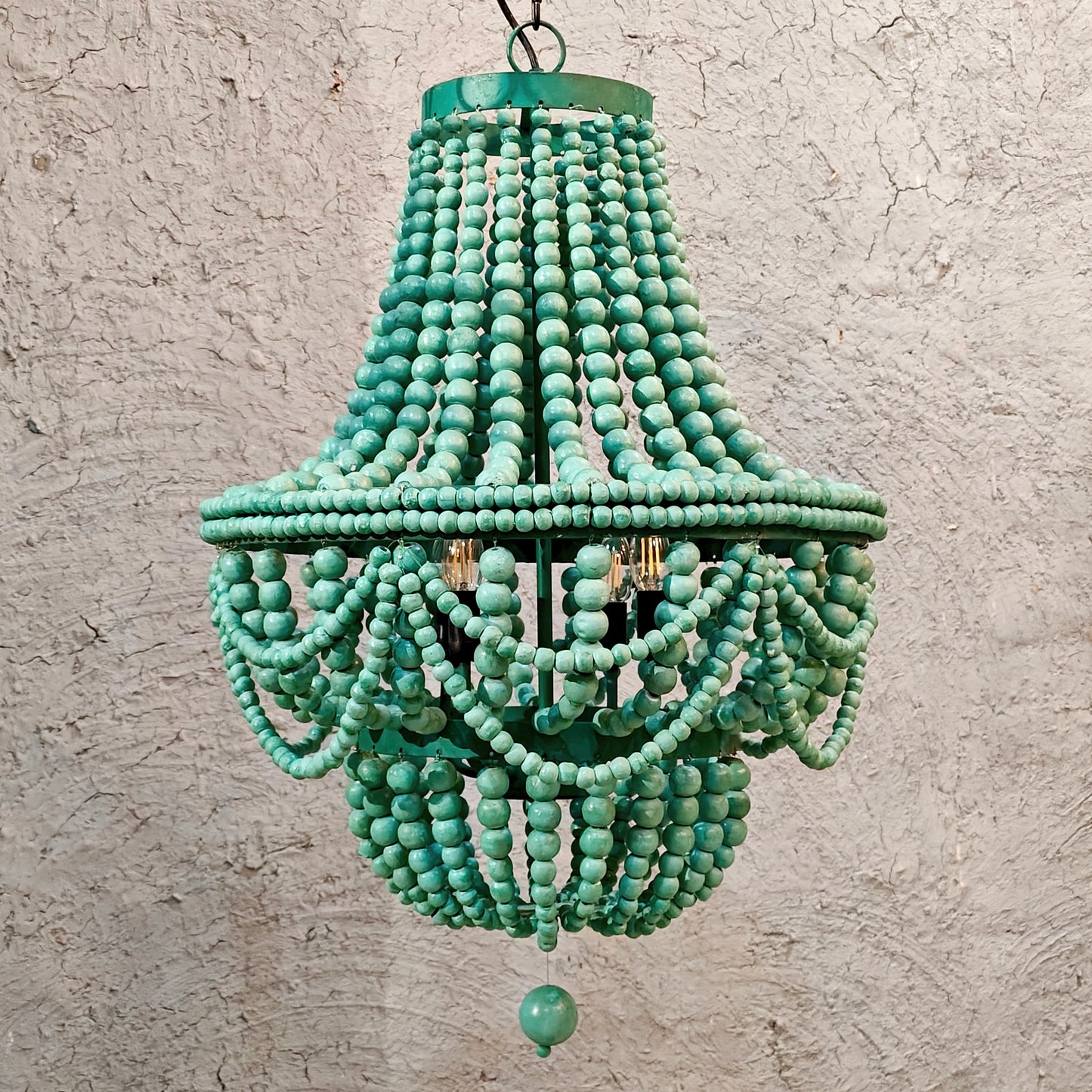 Turquoise Tranquil Beads Chandelier | Anticoarte