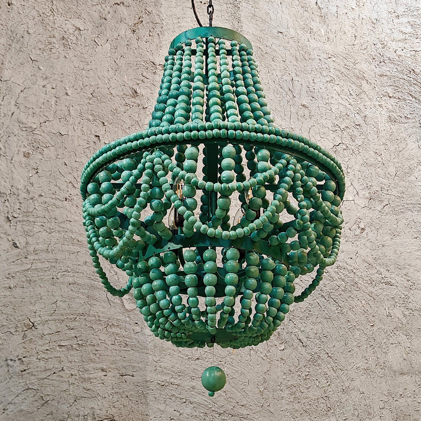 Turquoise Tranquil Beads Chandelier | Anticoarte
