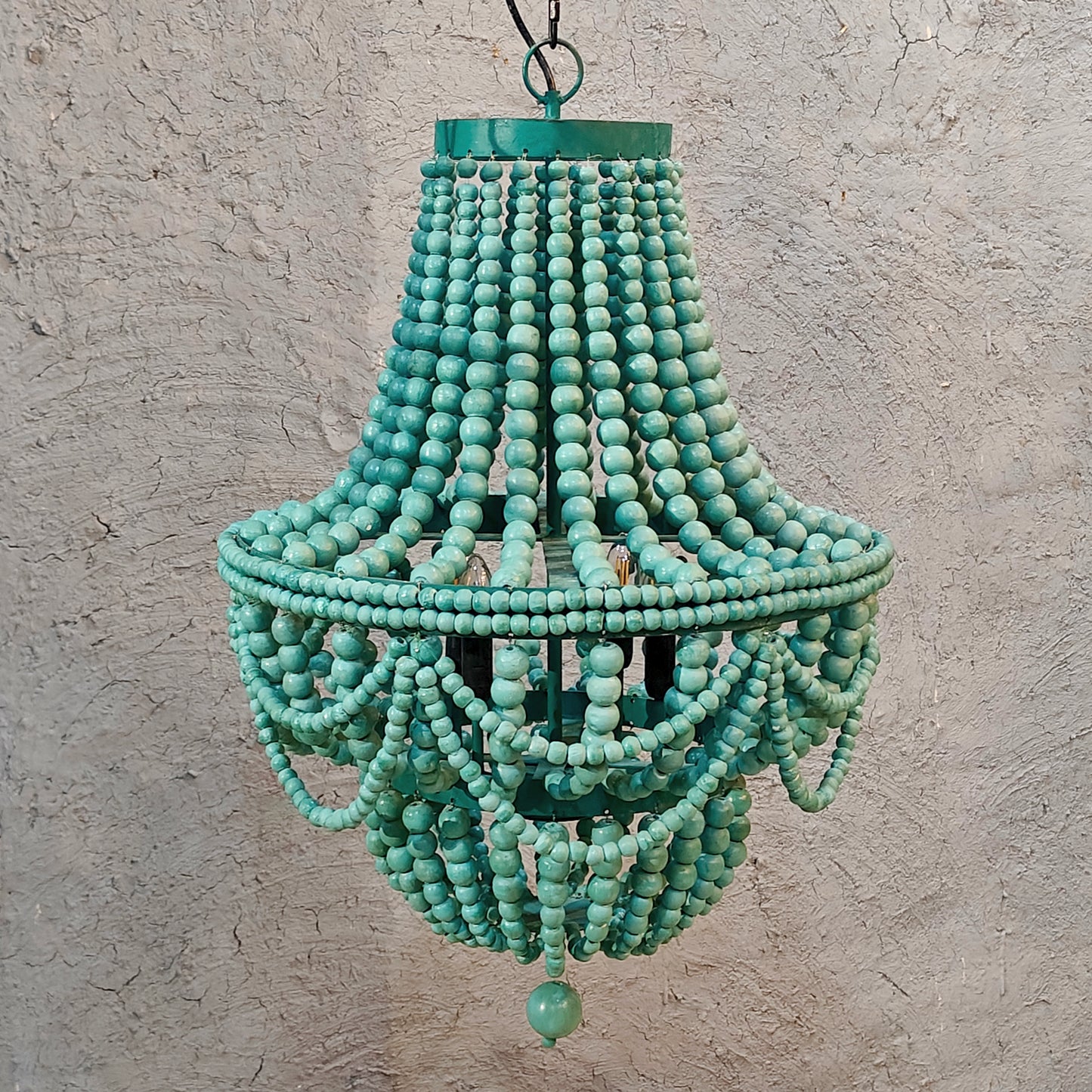 Turquoise Tranquil Beads Chandelier | Anticoarte