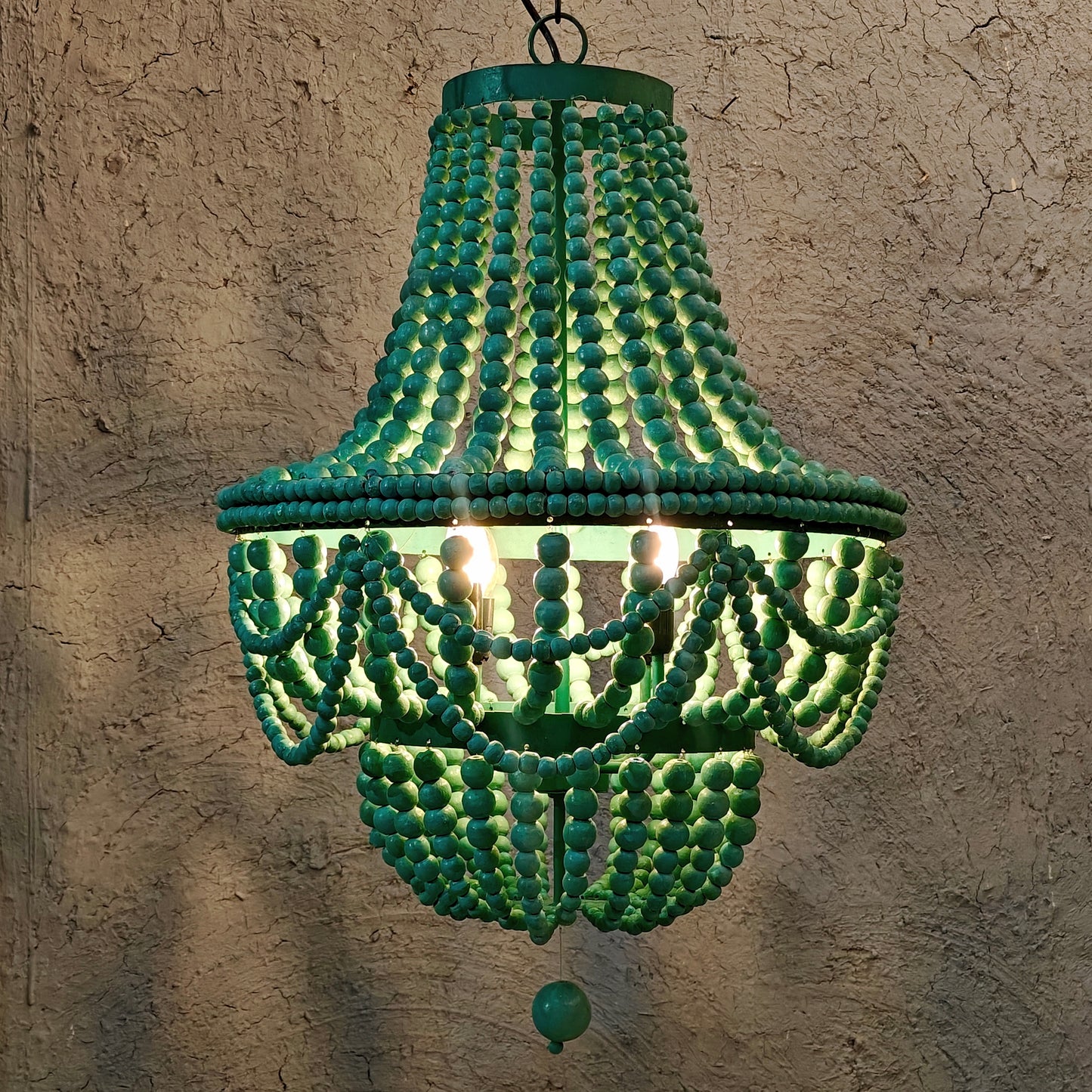 Turquoise Tranquil Beads Chandelier | Anticoarte