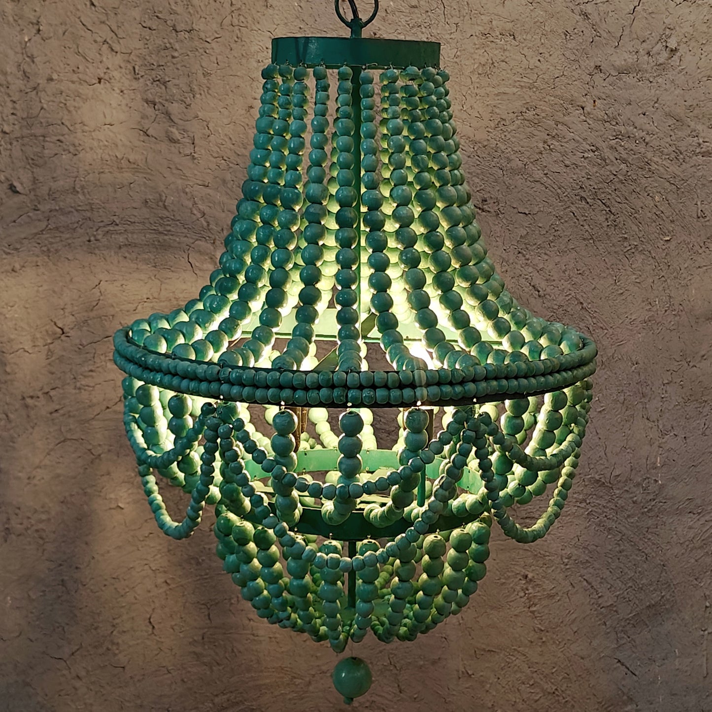 Turquoise Tranquil Beads Chandelier | Anticoarte