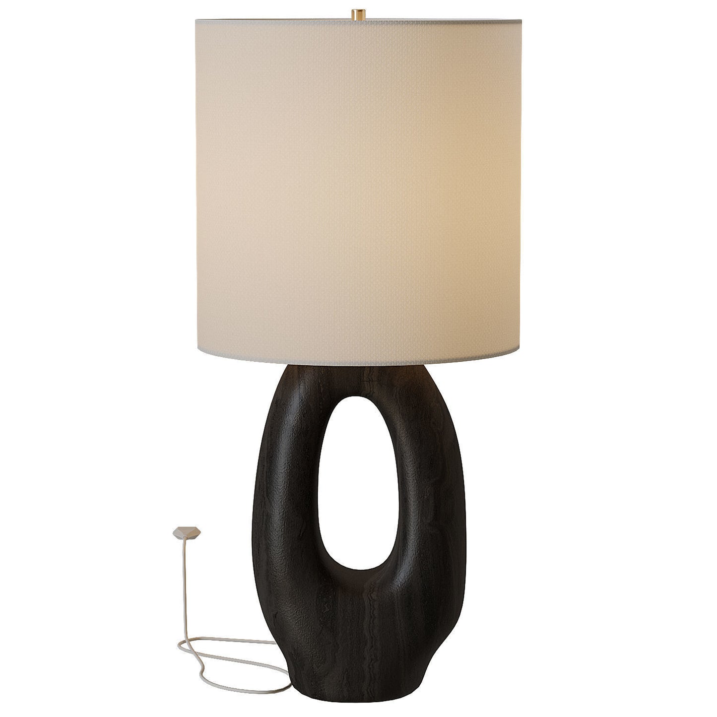 Oliver Long Chambered Ceramic Table Lamp | Anticoarte
