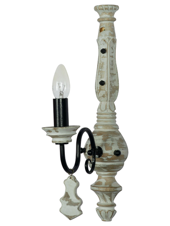 Distress Carved Wall Sconce | Anticoarte