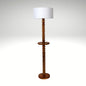 Aurora Wooden Bobbin Floor Lamp