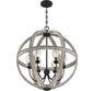 ORB Outdoor Rustic Chandelier | Anticoarte