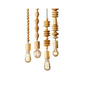 Parametric Bamboo and Wood Pendant Light | Anticoarte