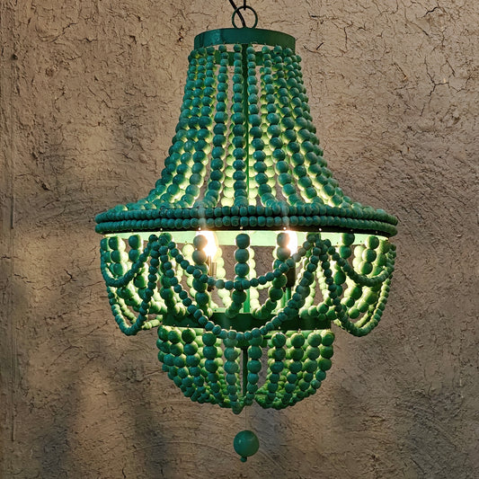Turquoise Tranquil Beads Chandelier | Anticoarte